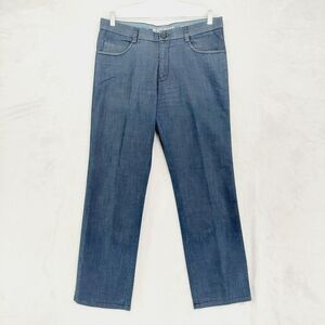 Enzo Denim 100% Cotton Medium Wash Denim Straight Leg Jeans P4836